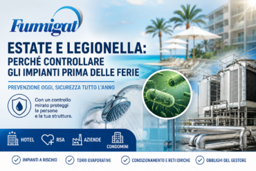 Estate e Legionella: perché controllare gli impianti prima delle ferie
