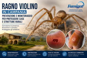 Ragno violino in Campania: prevenzione e monitoraggio per proteggere case e strutture rurali