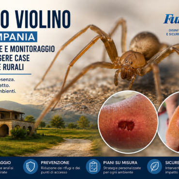 Ragno violino in Campania: prevenzione e monitoraggio per proteggere case e strutture rurali