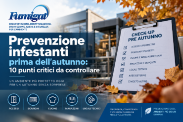 Prevenzione infestanti prima dell’autunno: 10 punti critici da controllare