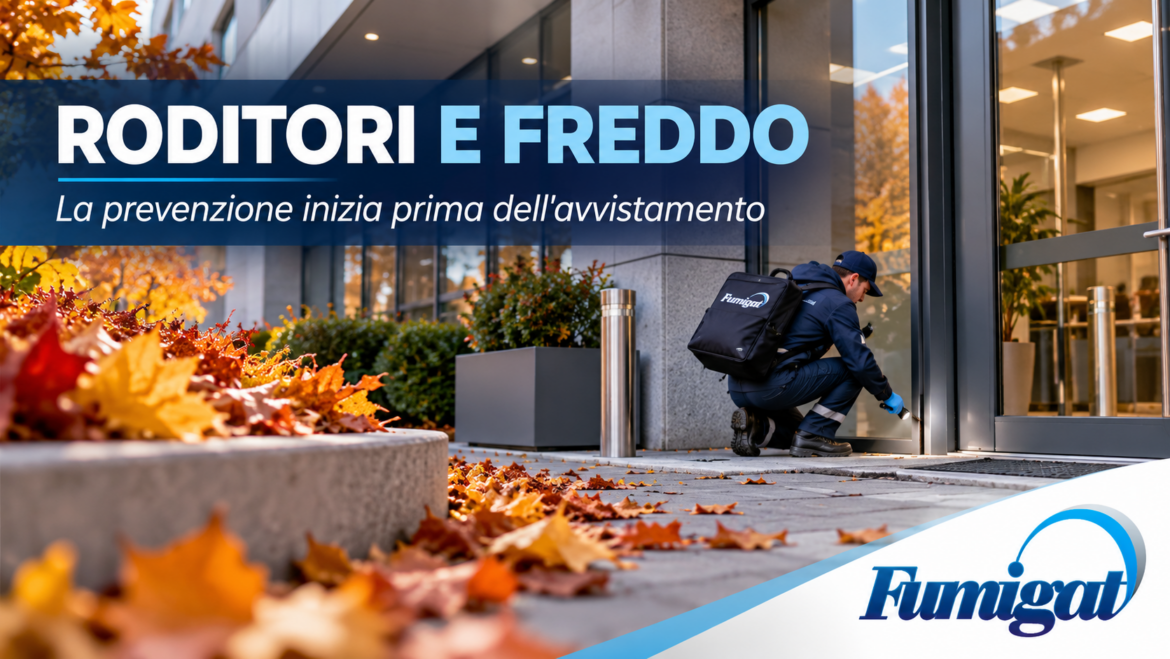 Topi e ratti con l’arrivo del freddo: come proteggere aziende e condomini